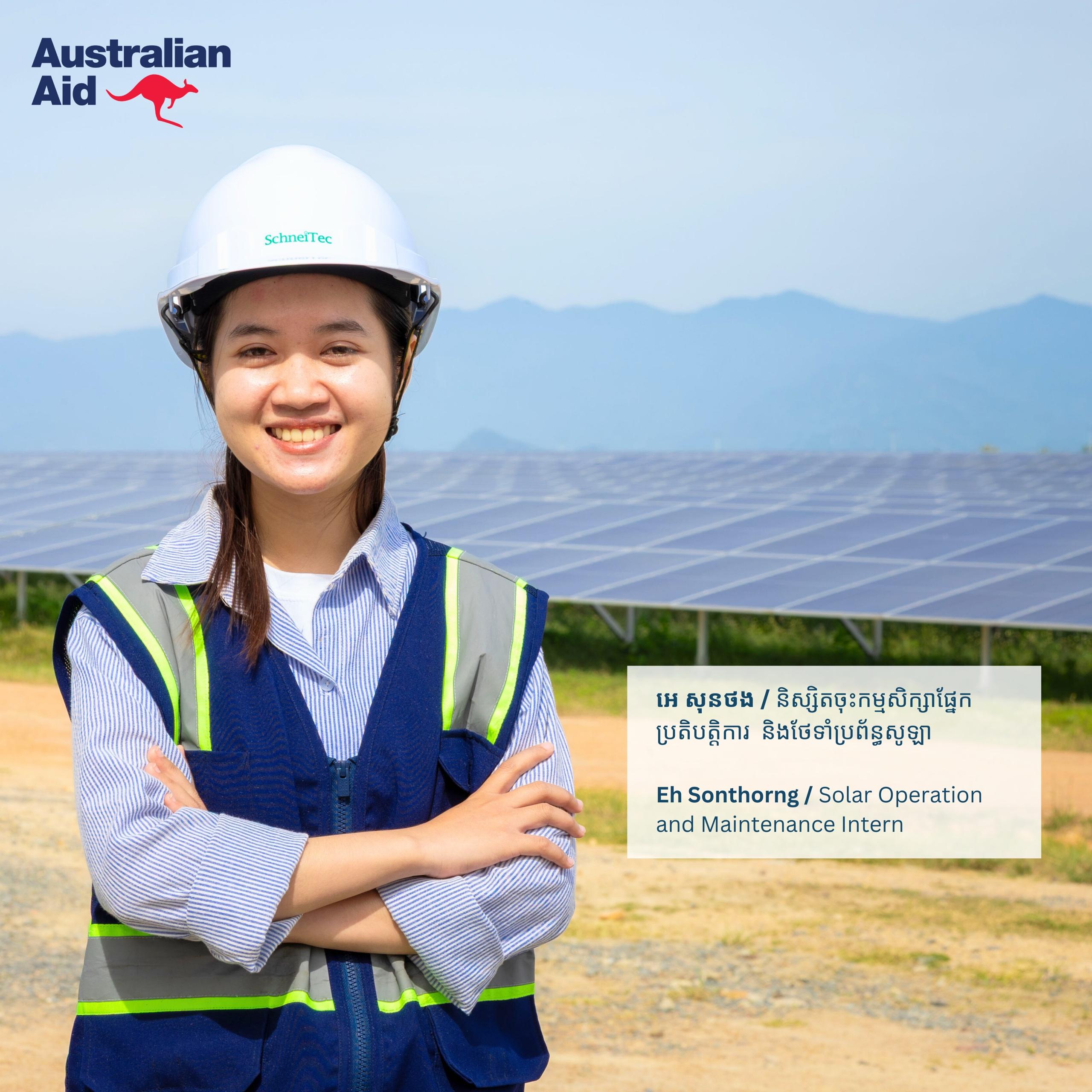 Australia is supporting women powering Cambodia’s clean energy transition