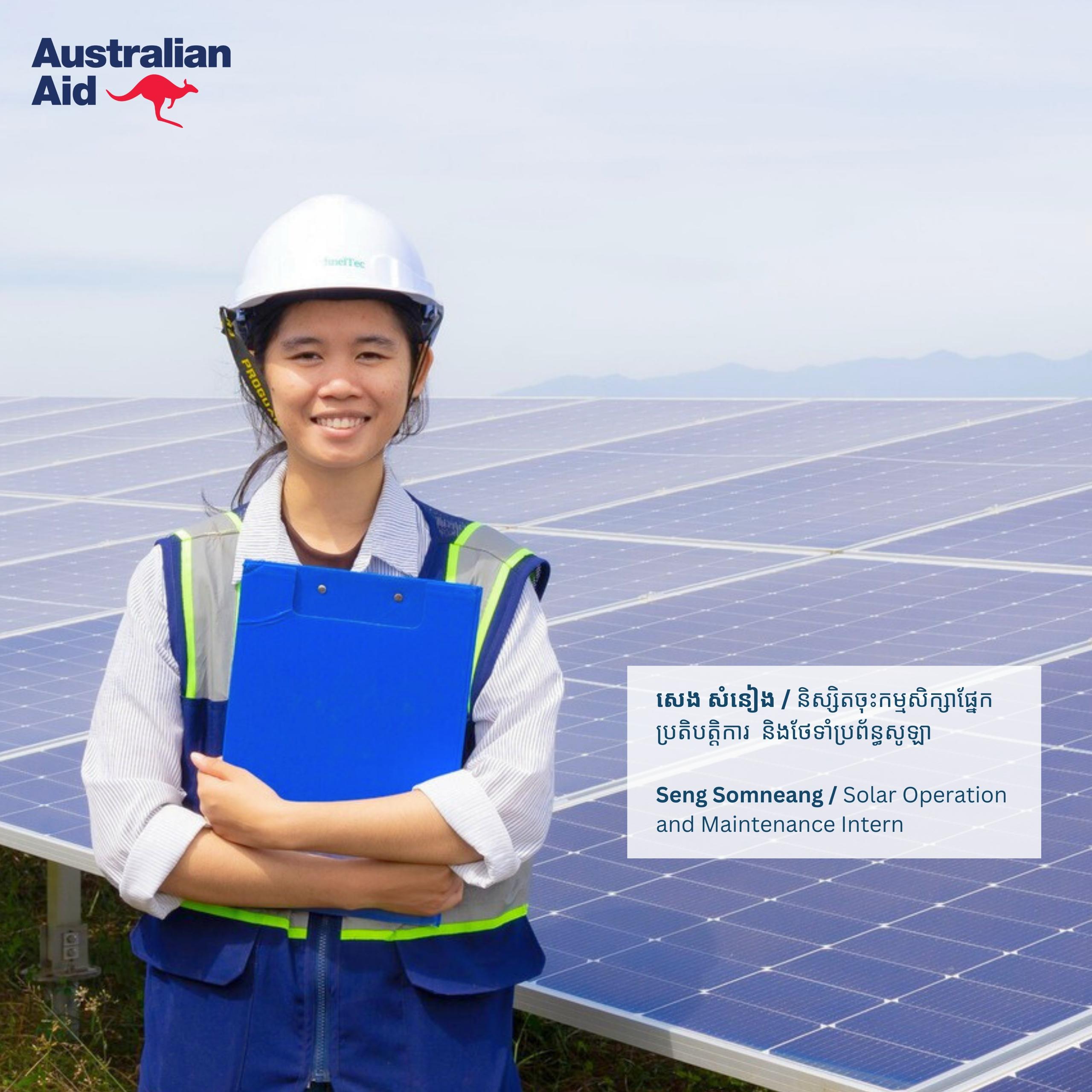 Australia is supporting women powering Cambodia’s clean energy transition
